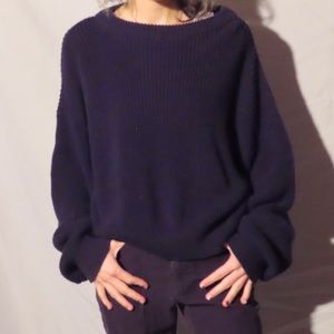 brandy melville navy blue sweater